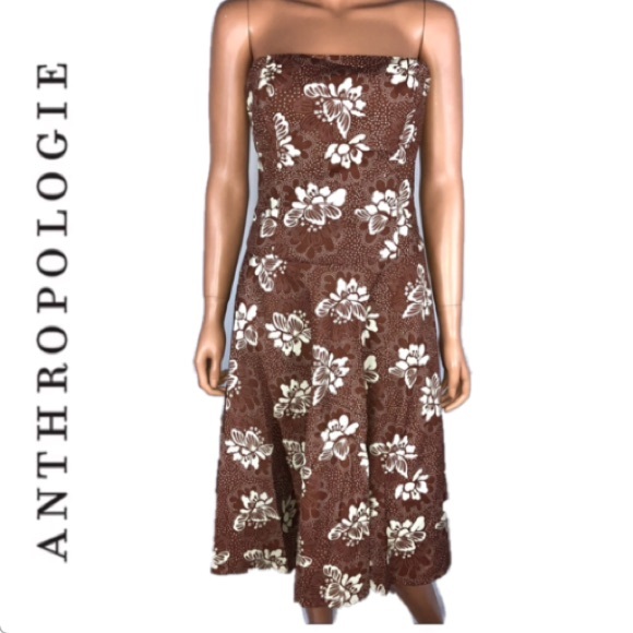 Anthropologie Dresses & Skirts - ANTHROPOLOGIE TABITHA STRAPLESS DRESS SIZE 6